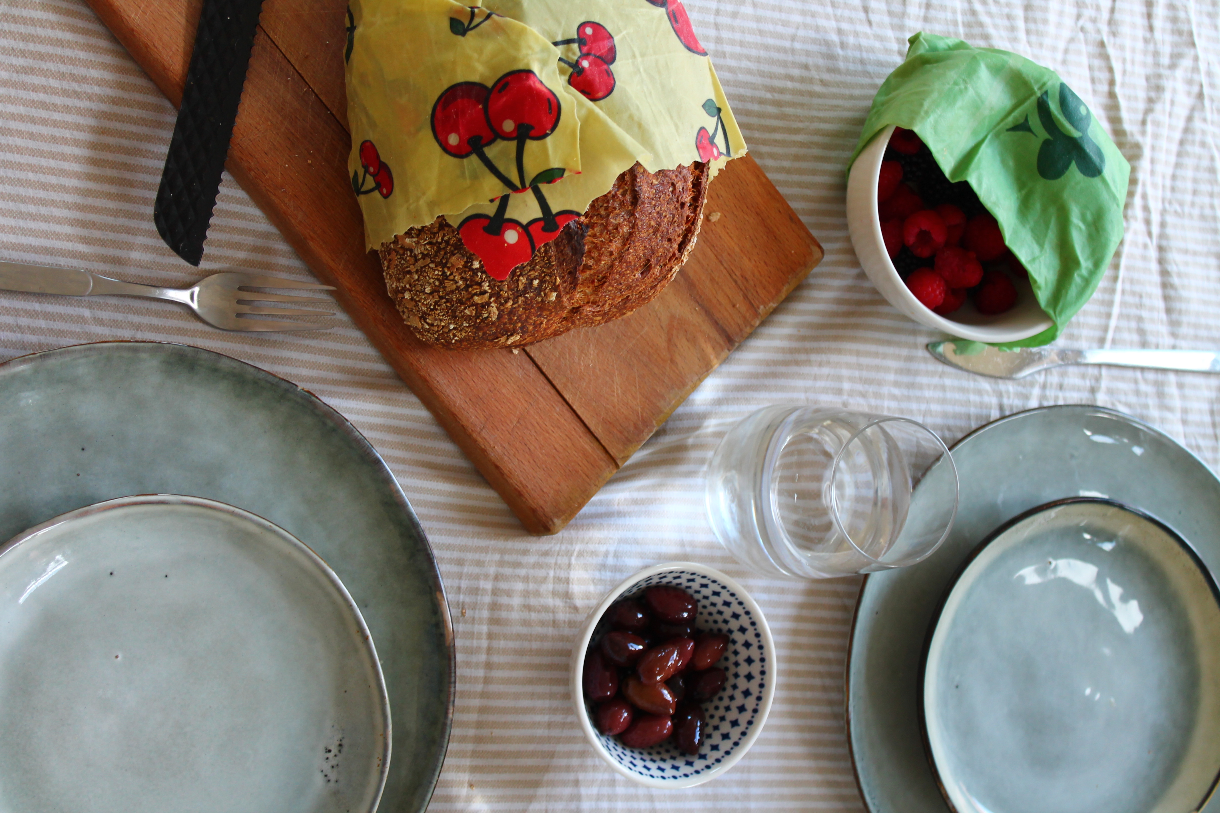 Wrapz food wrap in kitchen setting